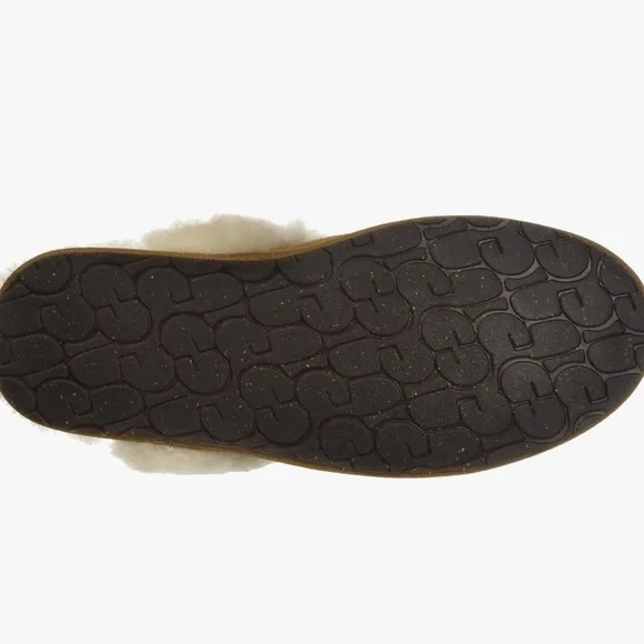 UGG Women's Tan Sheepskin Slippers - Picture 6 of 6